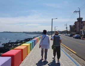 제주공항 근처 가볼만한곳 도두동 무지개해안도로